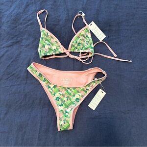 Frankies Bikinis matching set - brand new, tags on